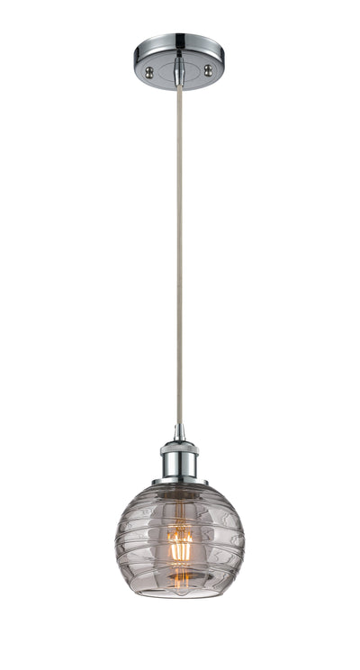 Ballston Mini Pendant Antique Brass Finish