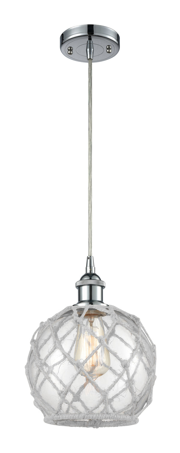 Ballston Mini Pendant Antique Brass 8 Inch