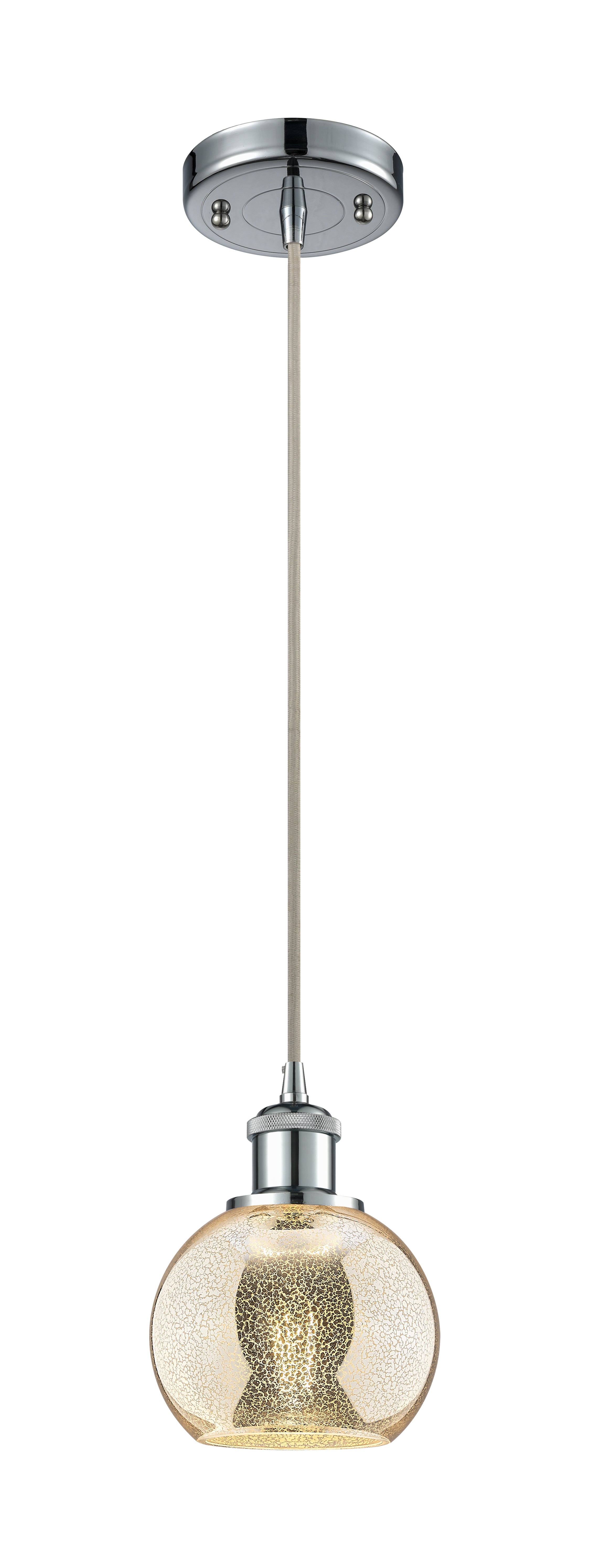 Ballston Mini Pendant Antique Brass Finish