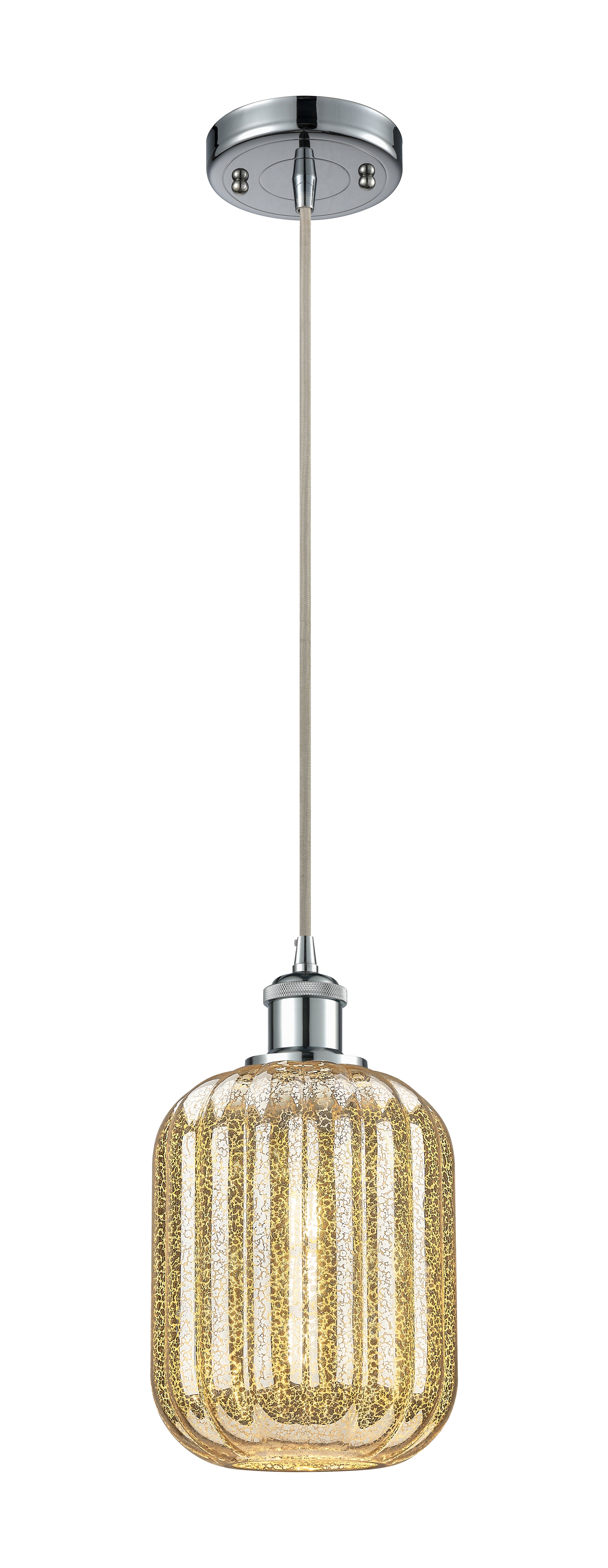 Ballston Mini Pendant Antique Brass Finish
