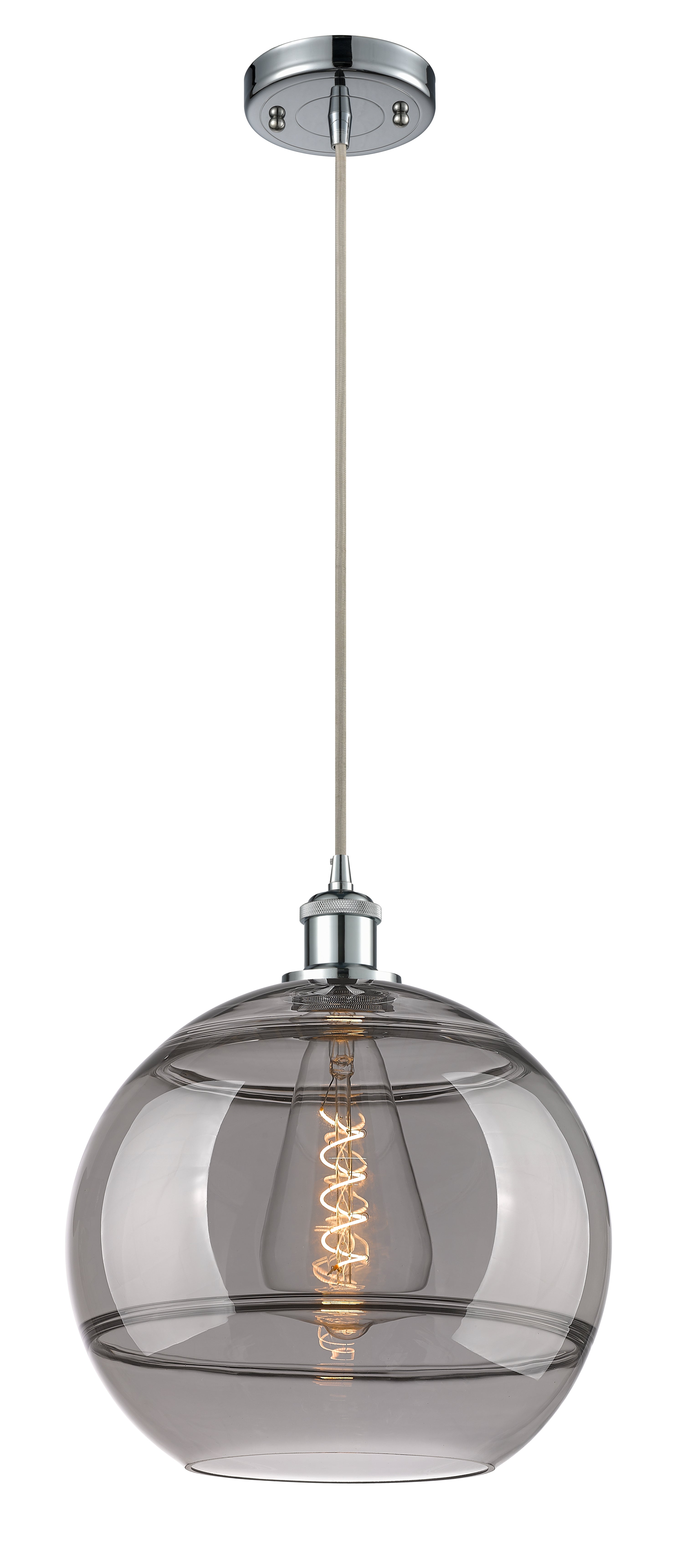 Ballston Mini Pendant Antique Brass Glass