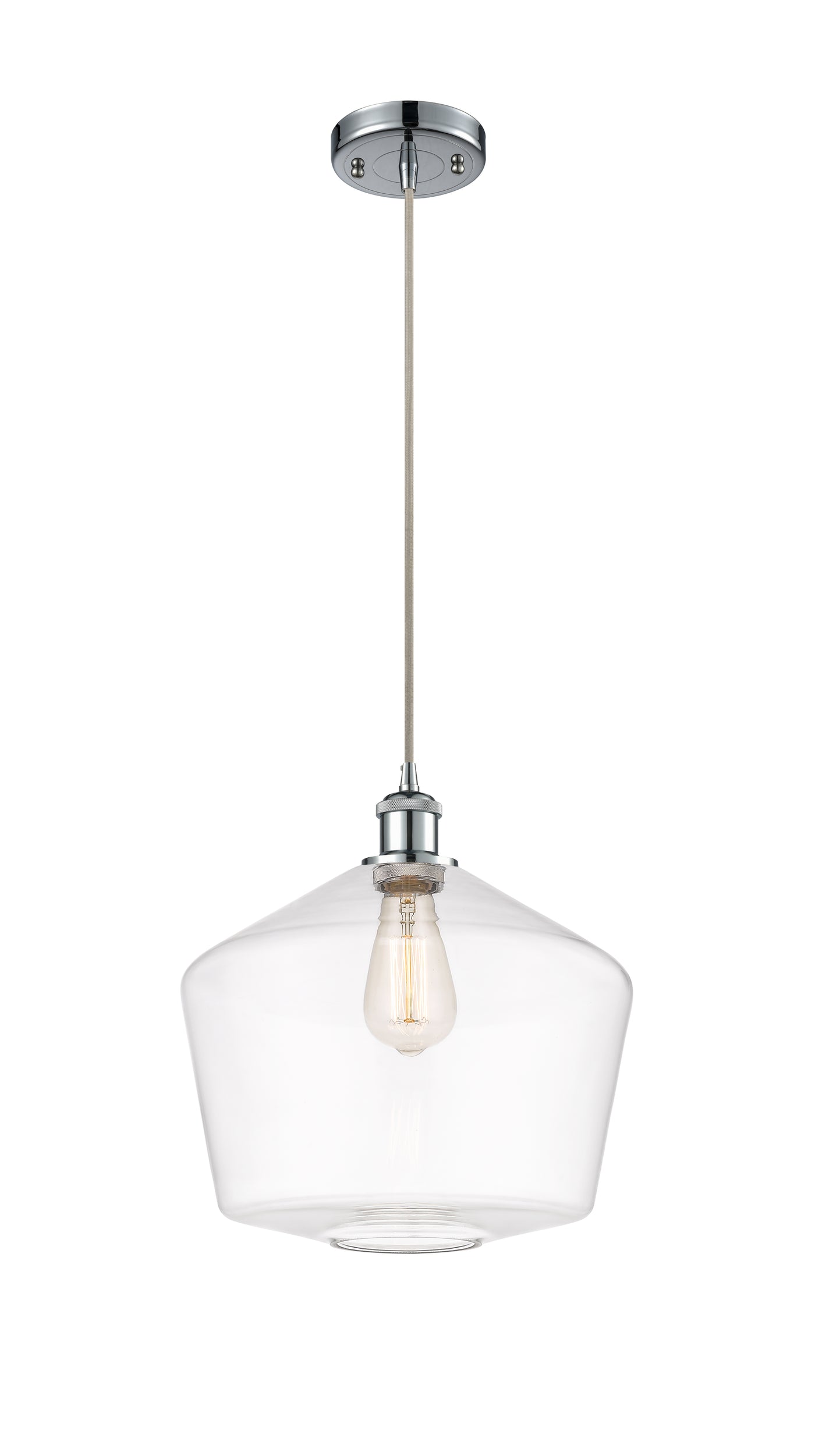 Ballston Mini Pendant Antique Brass 12 Inch