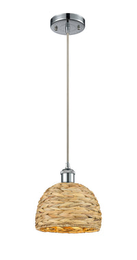 Ballston Mini Pendant Antique Brass Woven