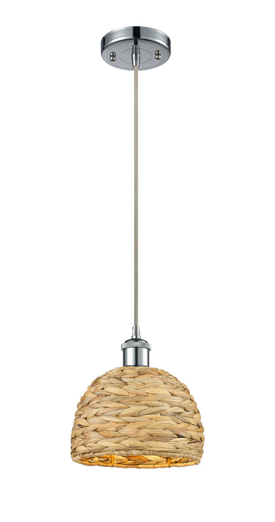 Ballston Mini Pendant Antique Brass Woven