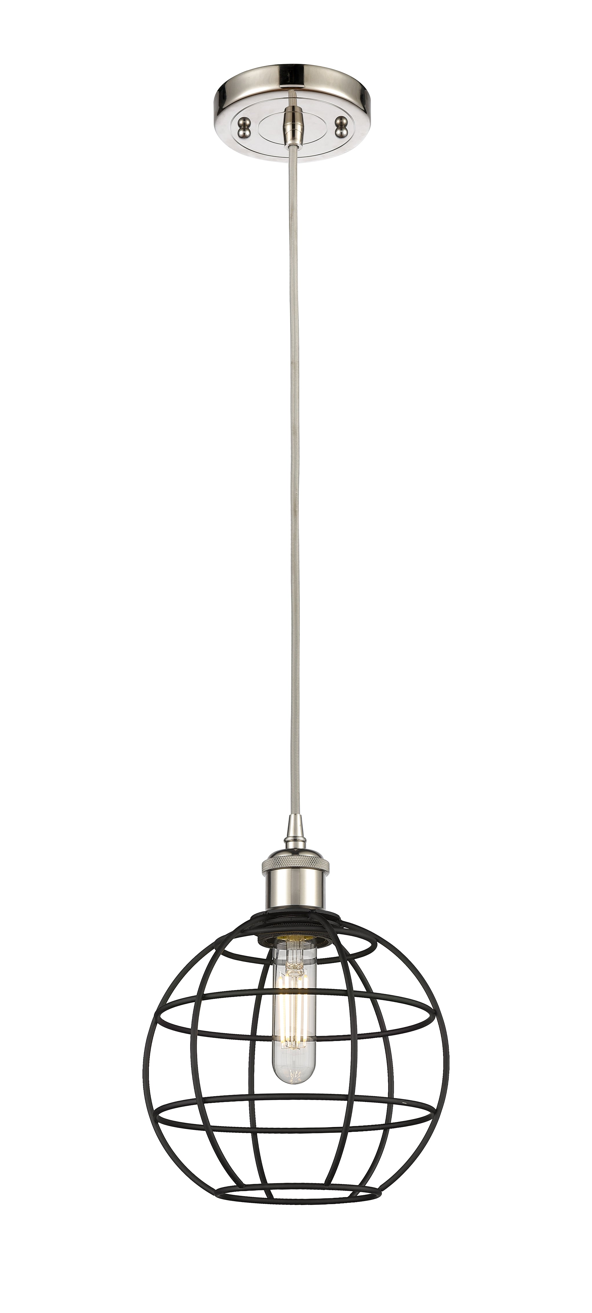 Ballston Mini Pendant Antique Brass Dimmable