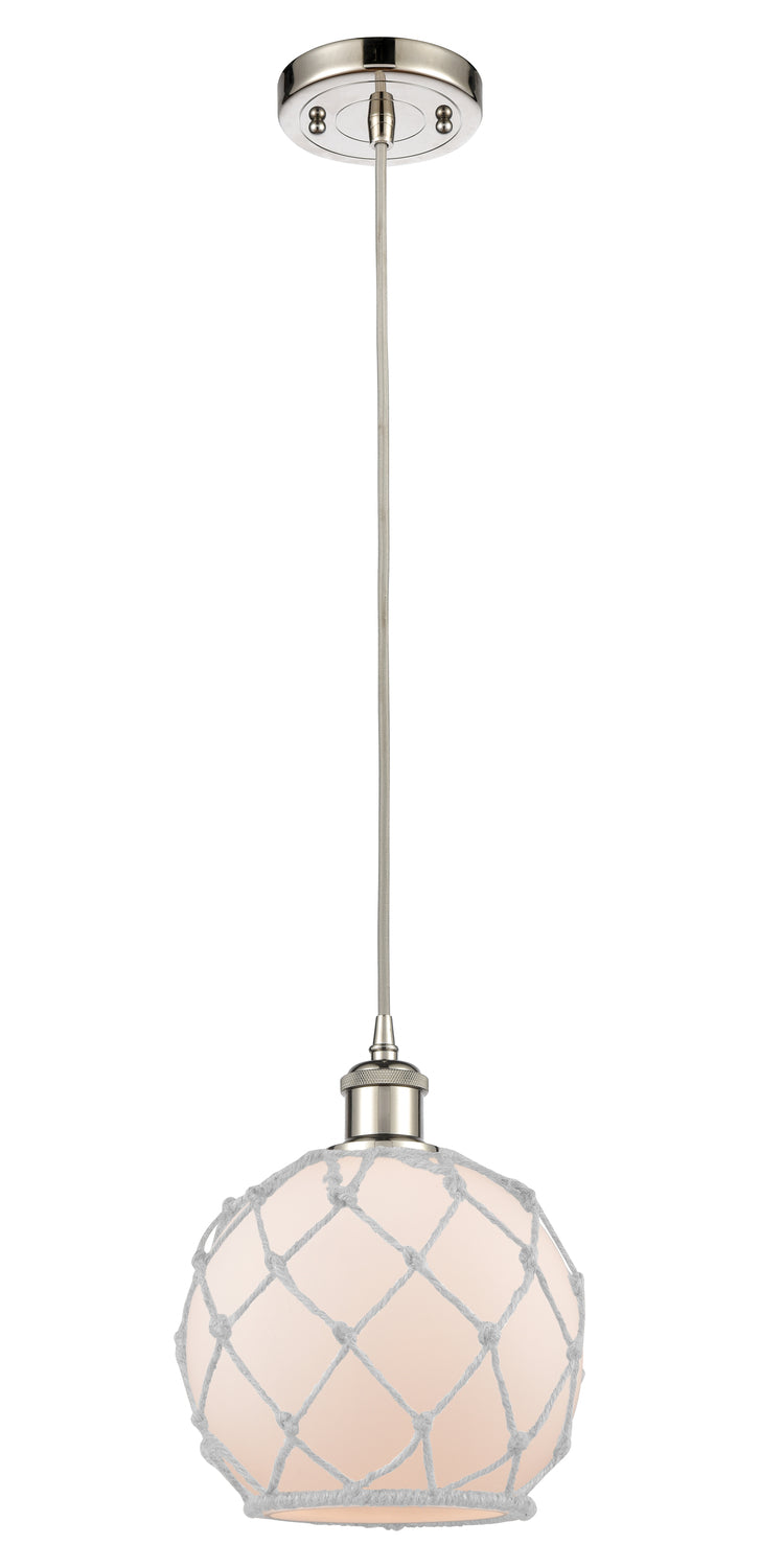 Ballston Mini Pendant Antique Brass 8 Inch