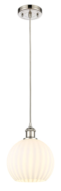 Ballston Mini Pendant Antique Brass 8 Inch