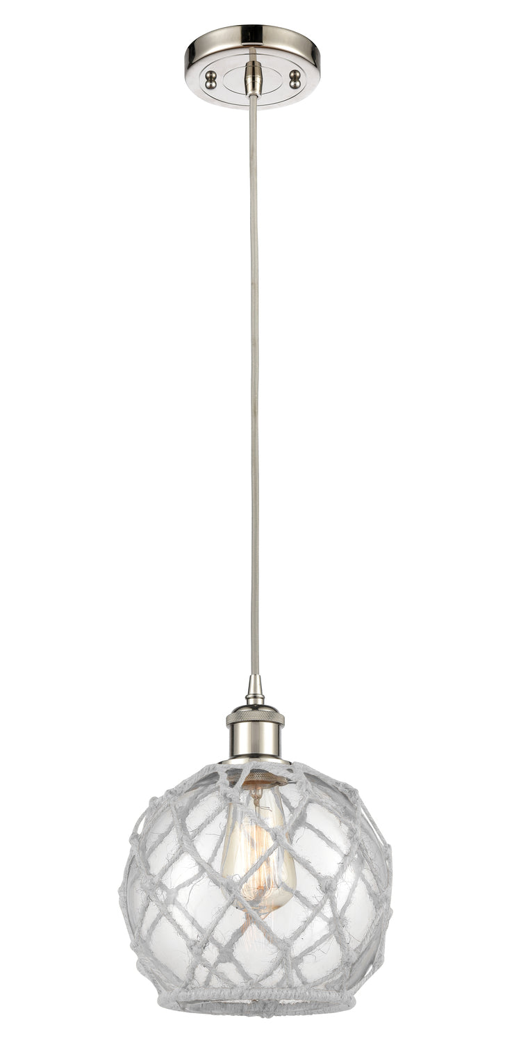 Ballston Mini Pendant Cast Brass 8 Inch