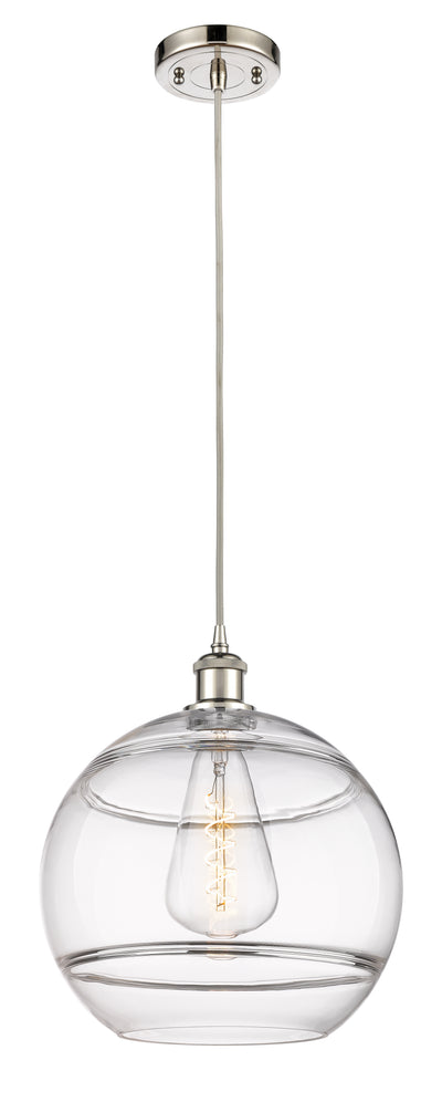 Ballston Mini Pendant Antique Brass Glass