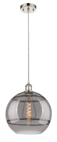 Ballston Mini Pendant Antique Brass Glass