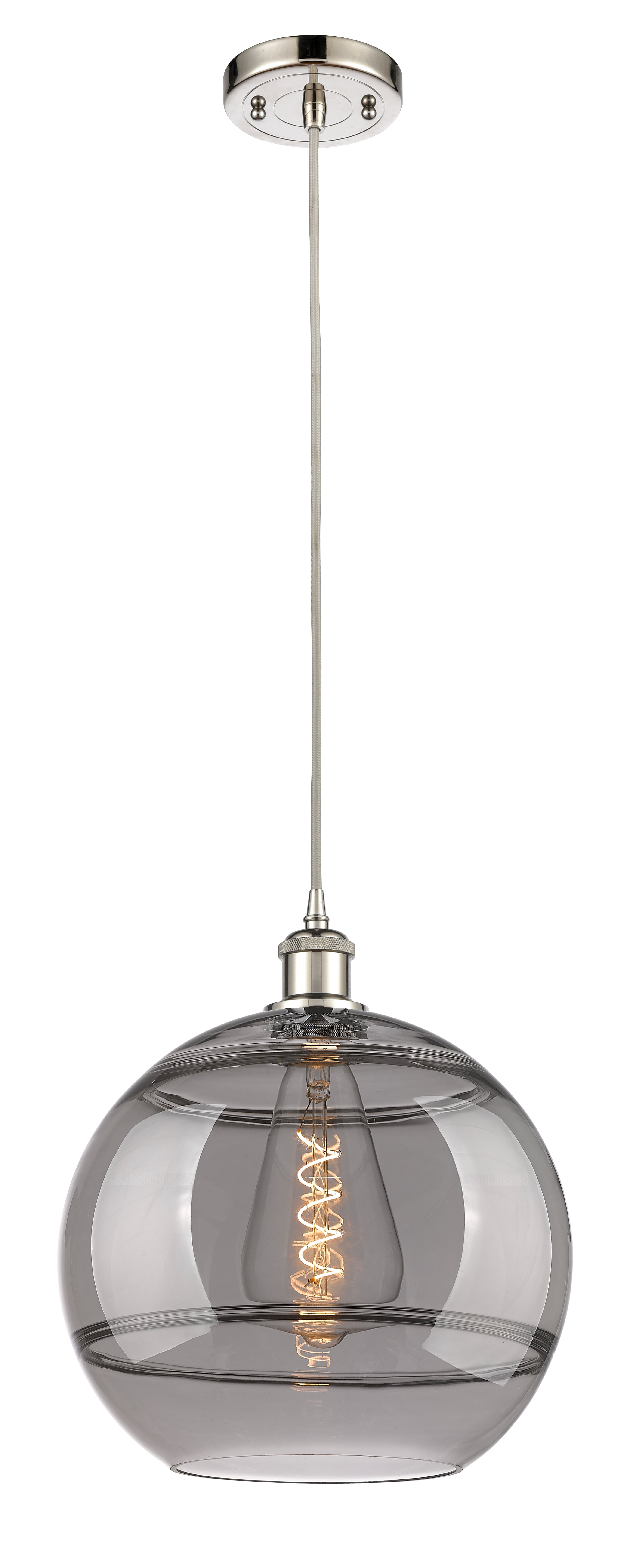 Ballston Mini Pendant Antique Brass Glass