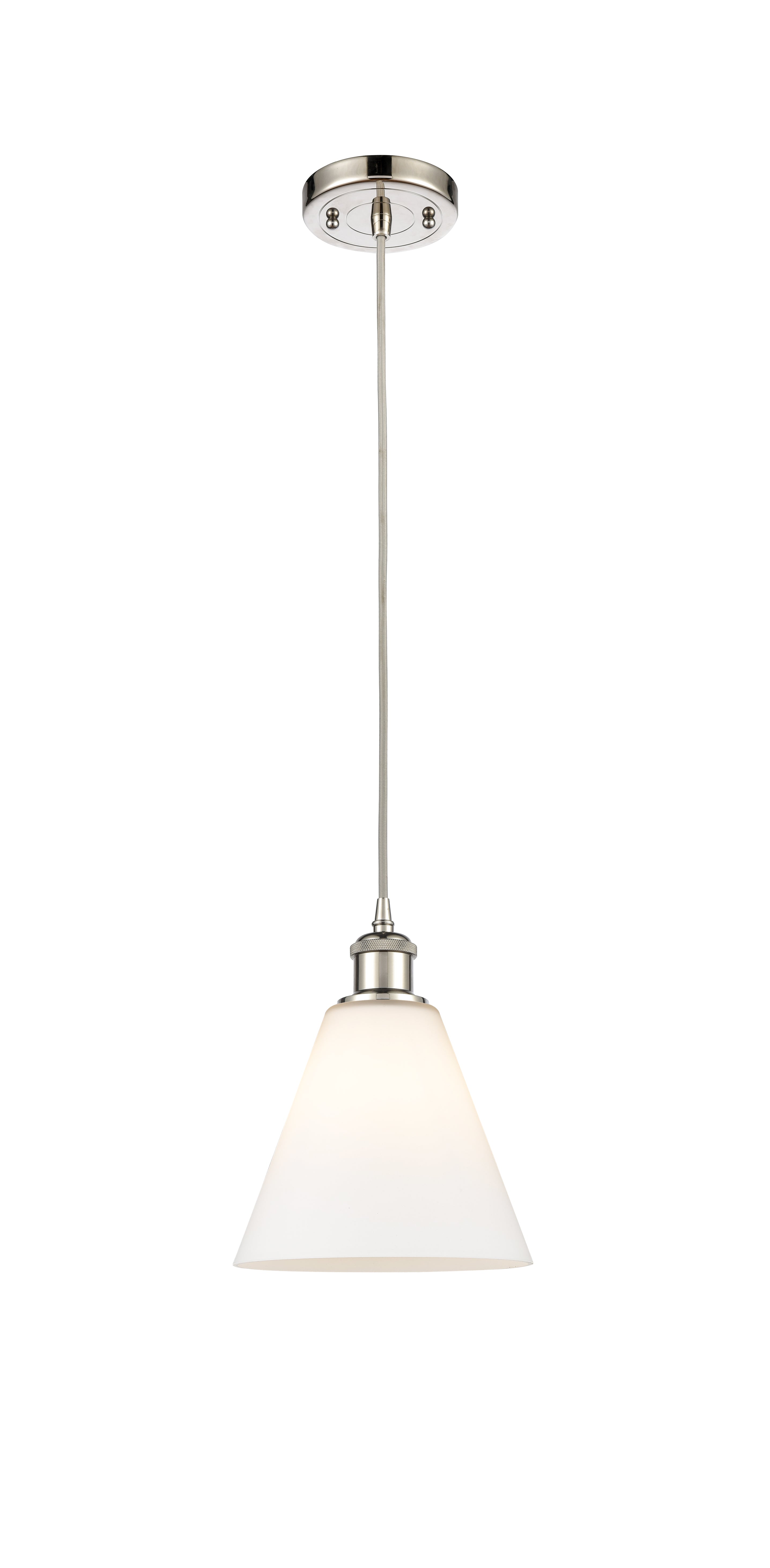 Ballston Mini Pendant 8 Inch Antique Brass