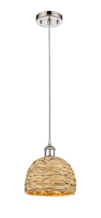 Ballston Mini Pendant Antique Brass Woven