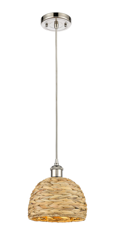 Ballston Mini Pendant Antique Brass Woven
