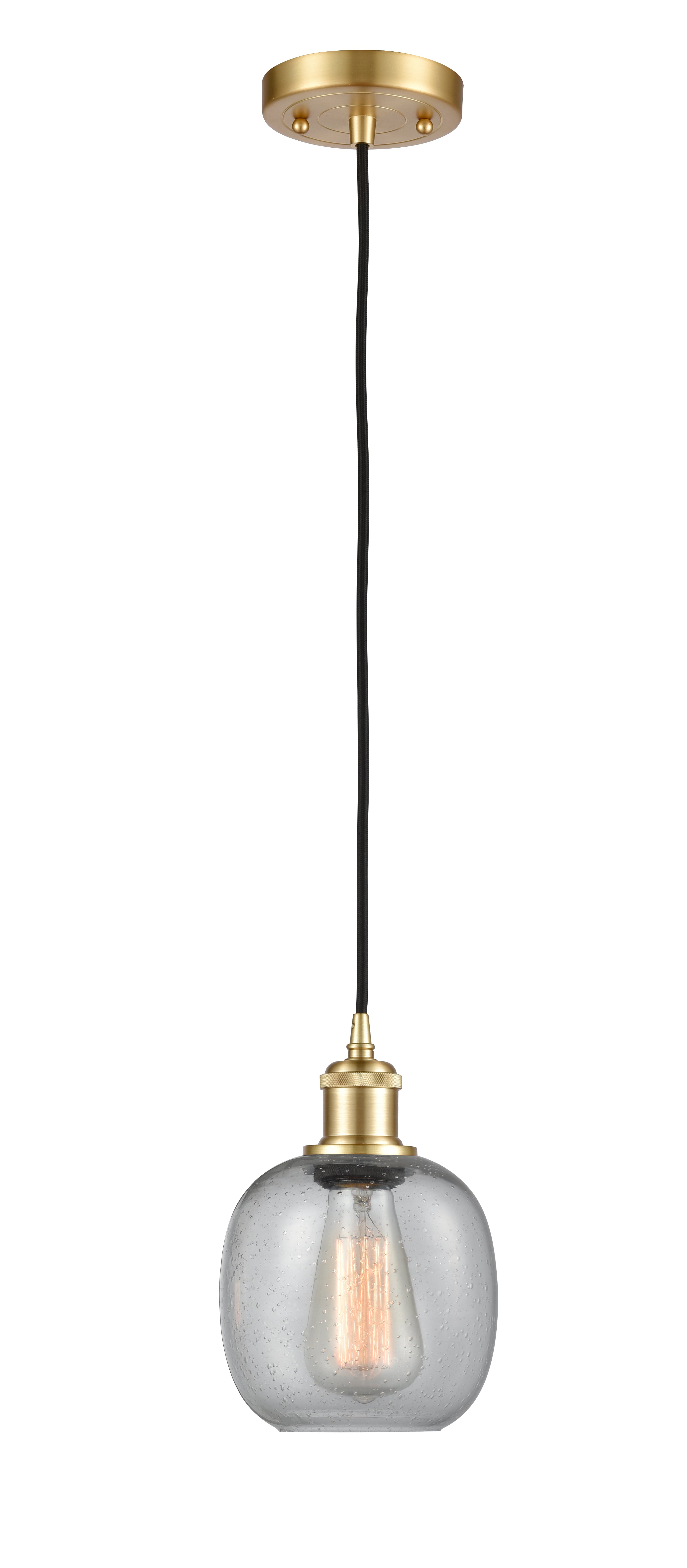 Ballston Mini Pendant Antique Brass Finish