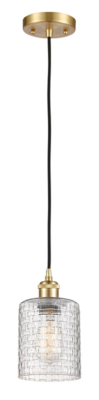 Ballston Mini Pendant 5 Inch Antique Brass