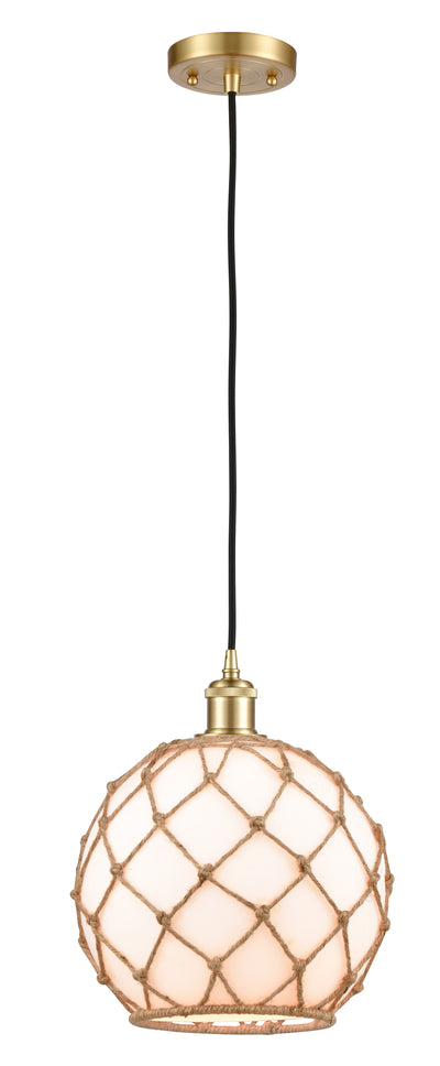 Ballston Mini Pendant Antique Brass Finish