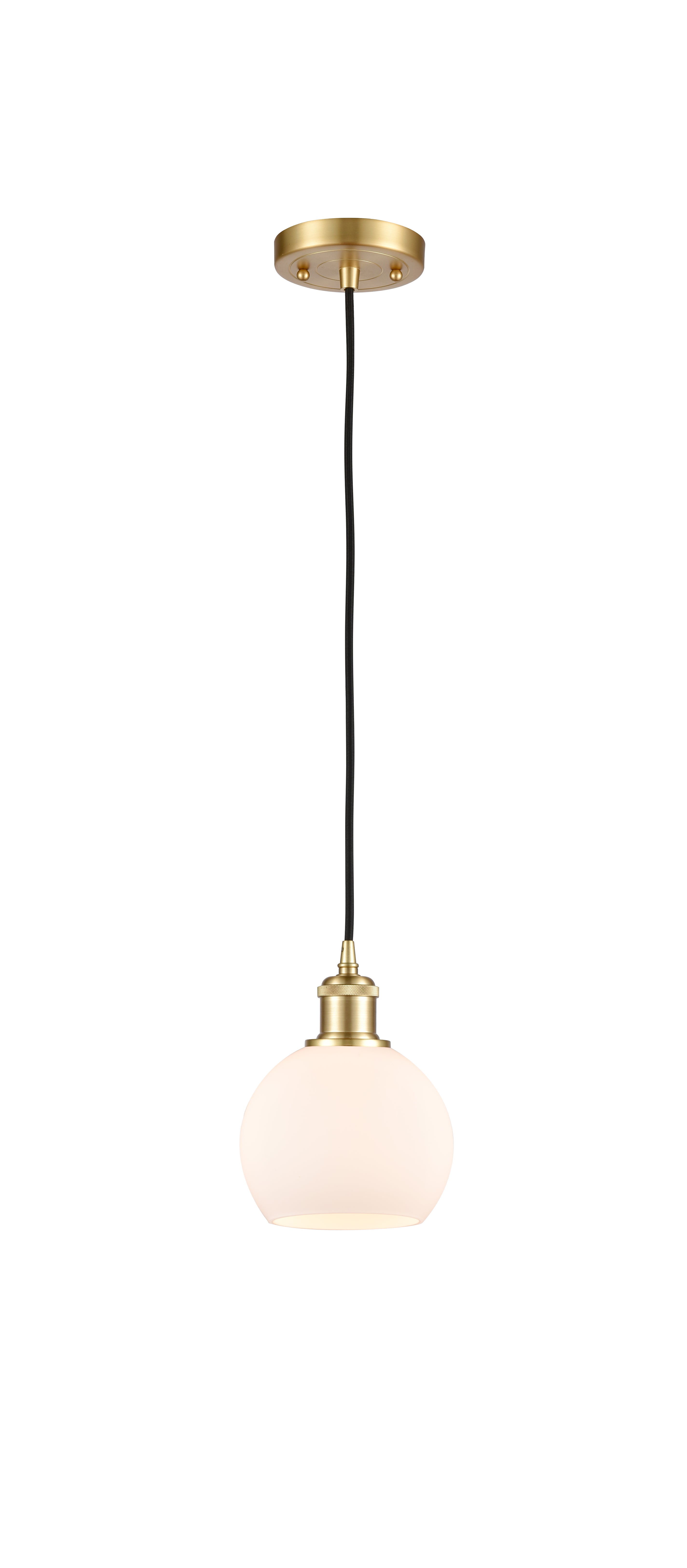 Ballston Mini Pendant Antique Brass Finish