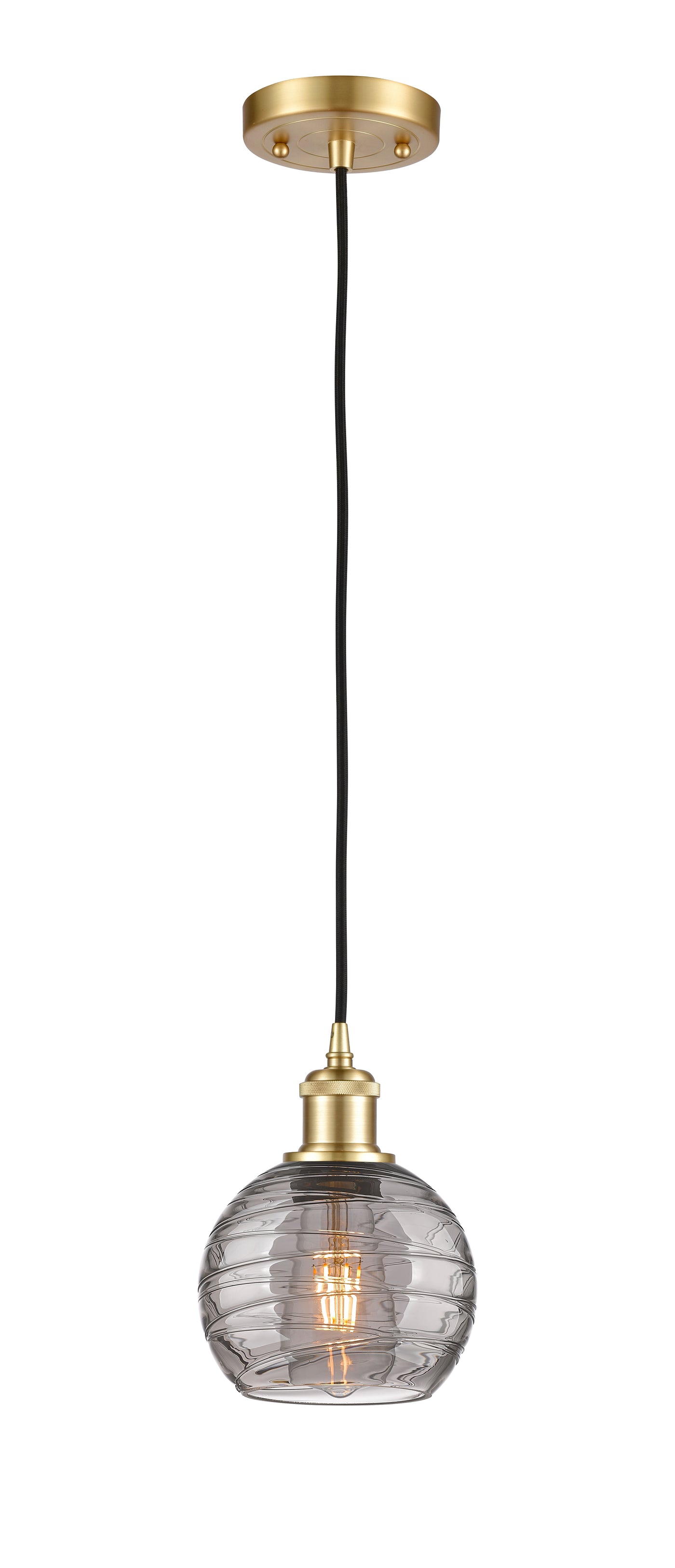Ballston Mini Pendant Antique Brass Finish