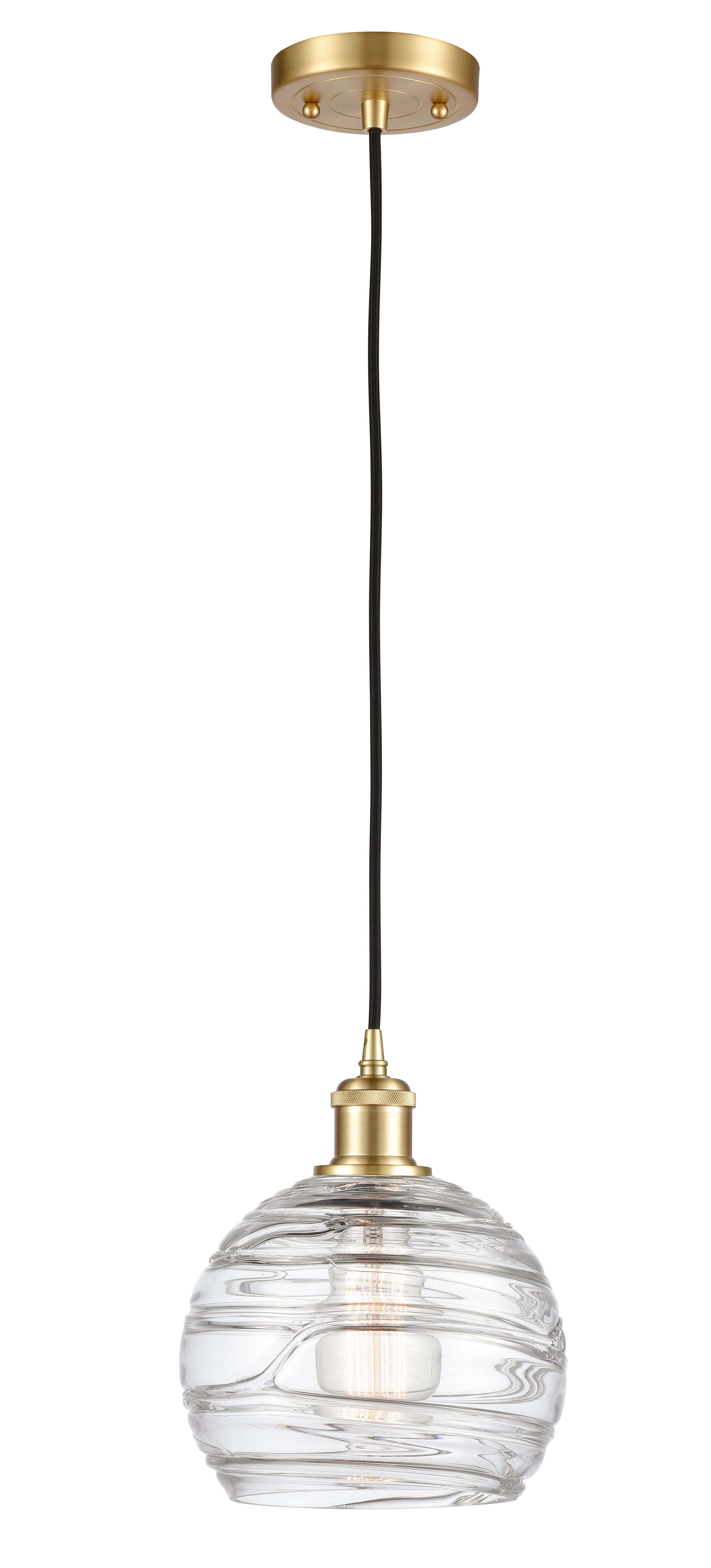 Ballston Mini Pendant Antique Brass Finish