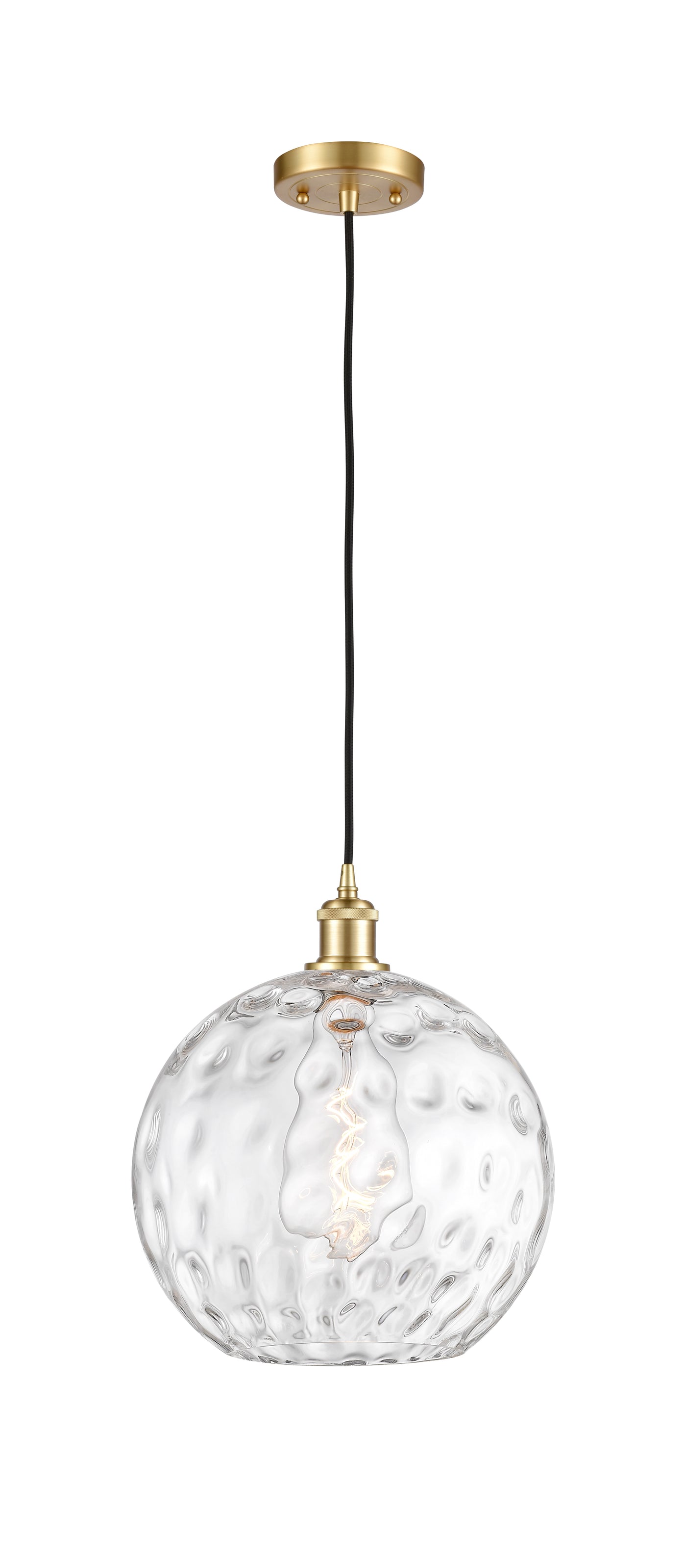 Ballston Mini Pendant Antique Brass 12 Inch