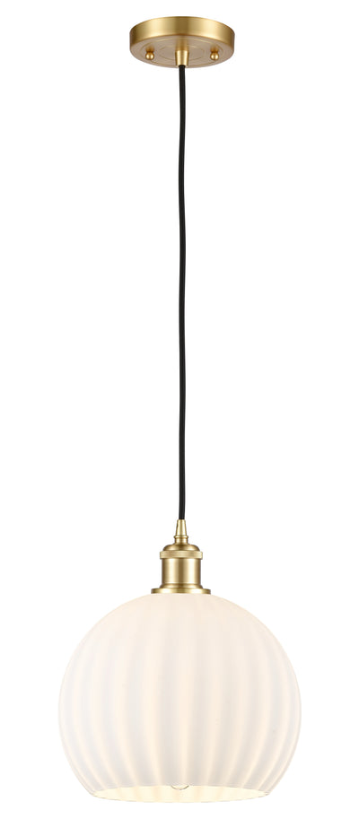 Ballston Mini Pendant Antique Brass 10 Inch