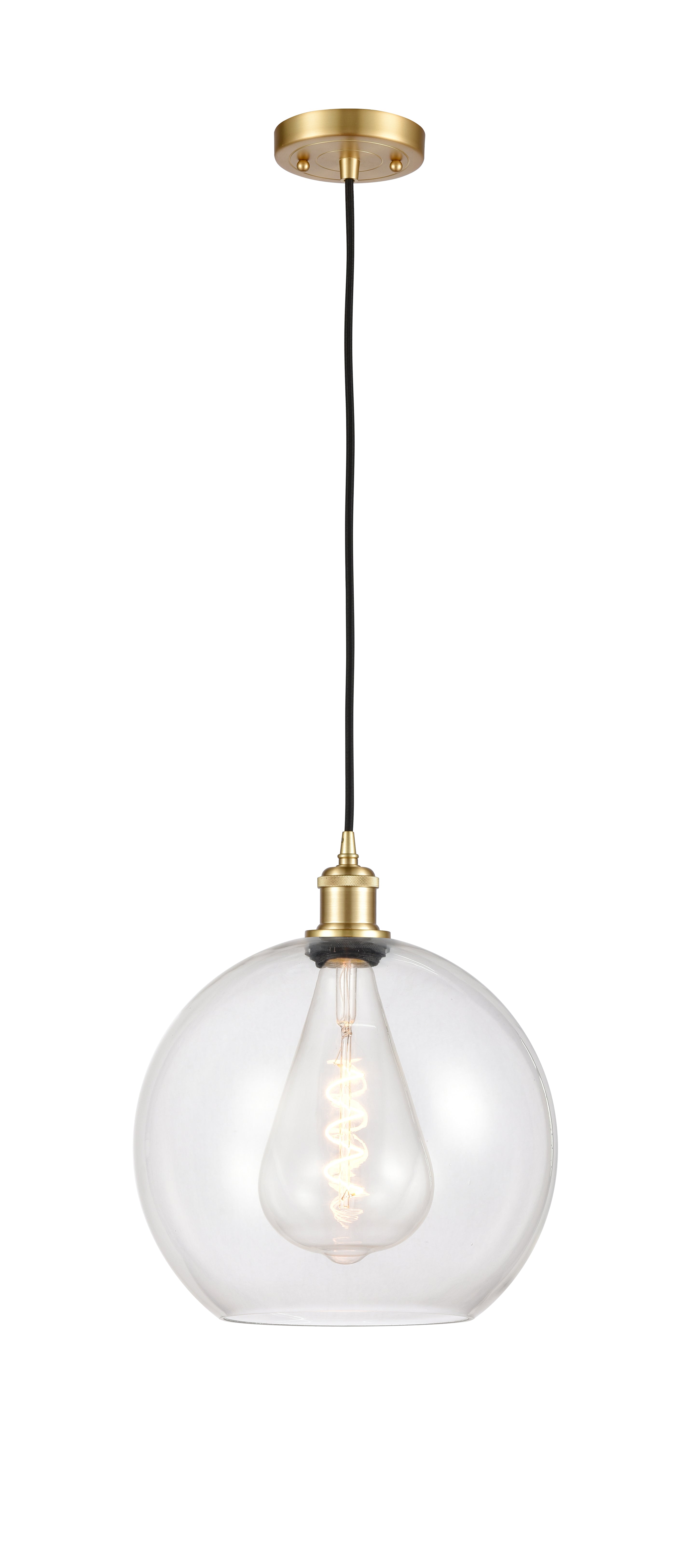 Ballston Mini Pendant Antique Brass Finish