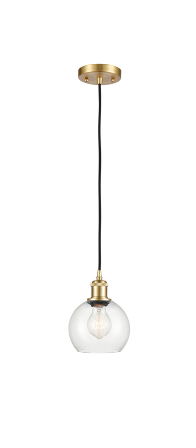 Ballston Mini Pendant Antique Brass Finish