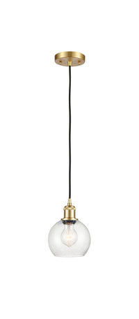 Ballston Mini Pendant Antique Brass Finish