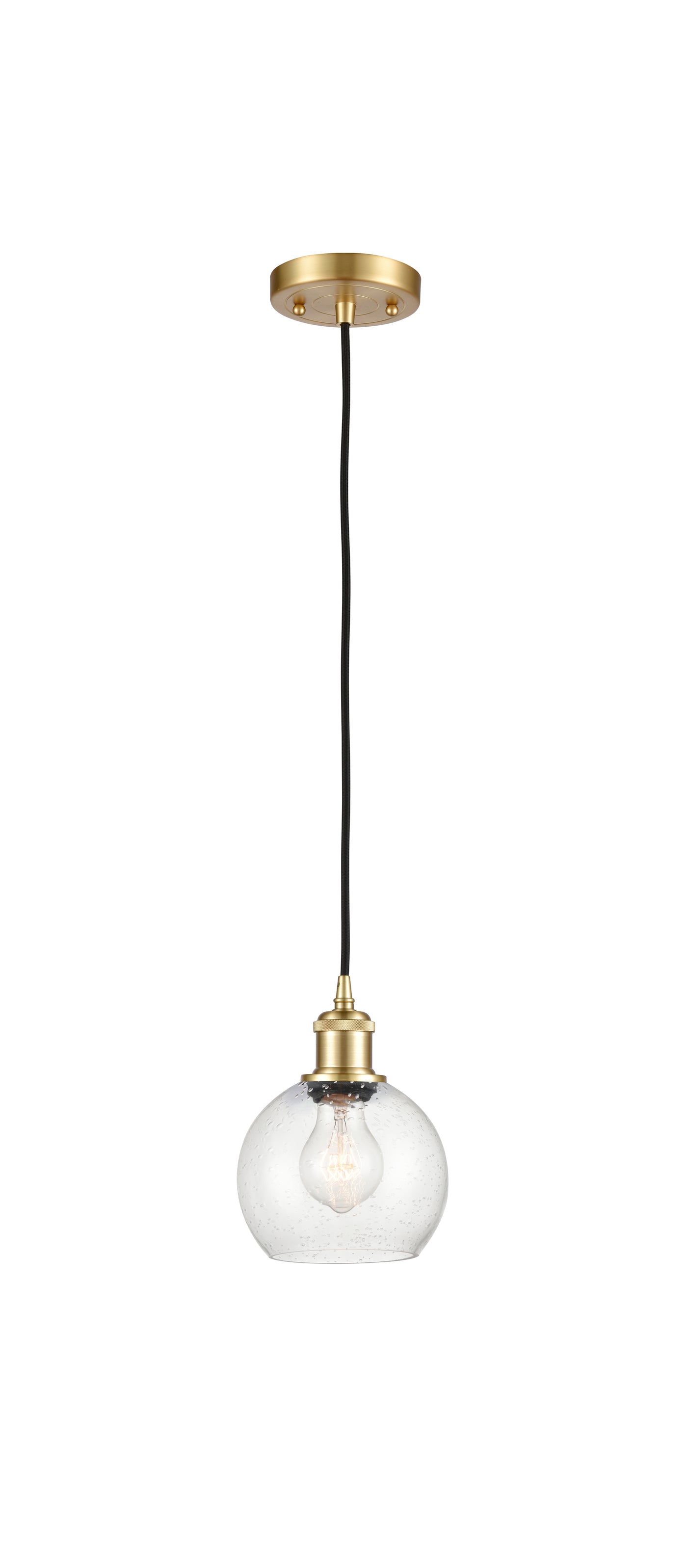Ballston Mini Pendant Antique Brass Finish
