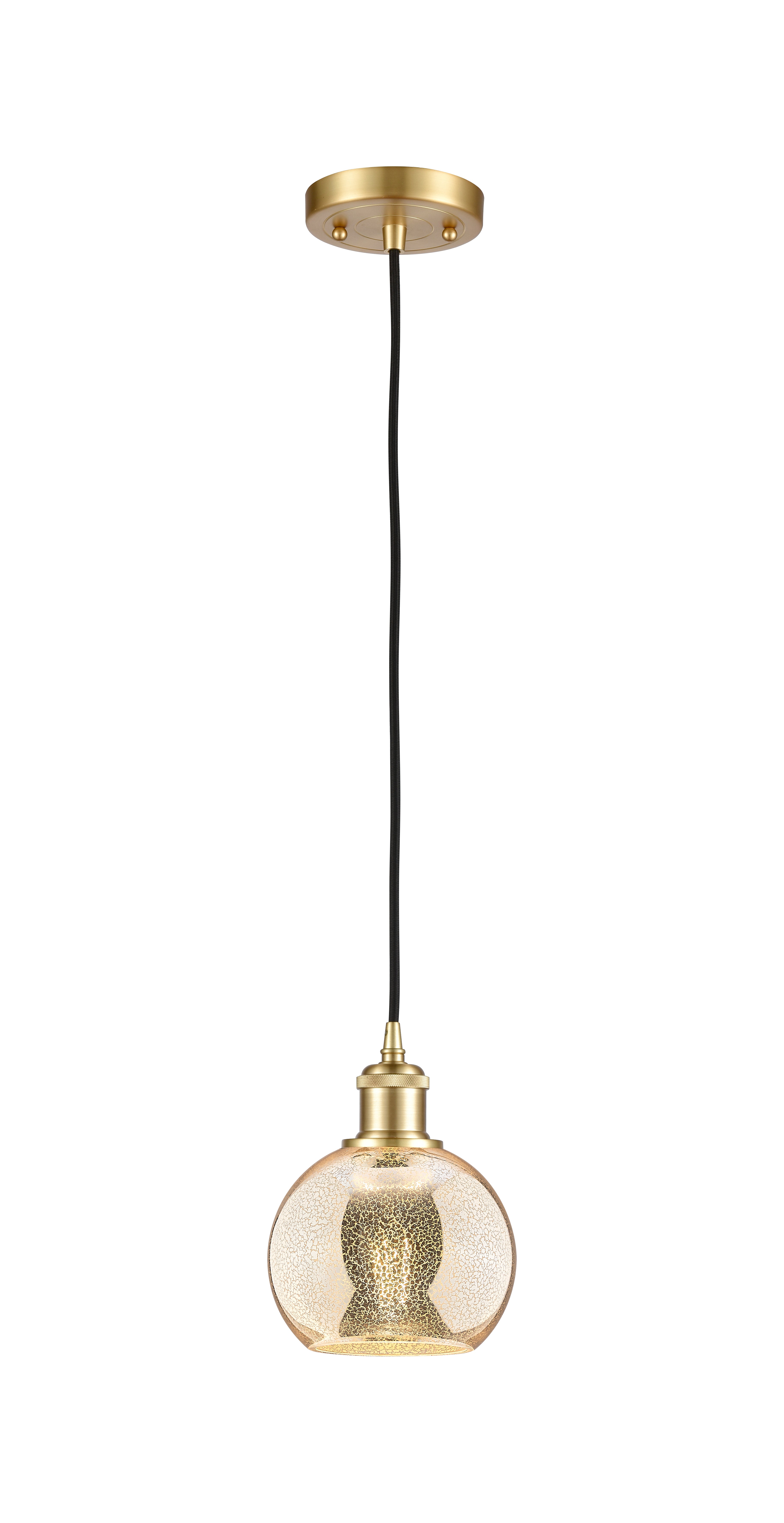 Ballston Mini Pendant Antique Brass Finish