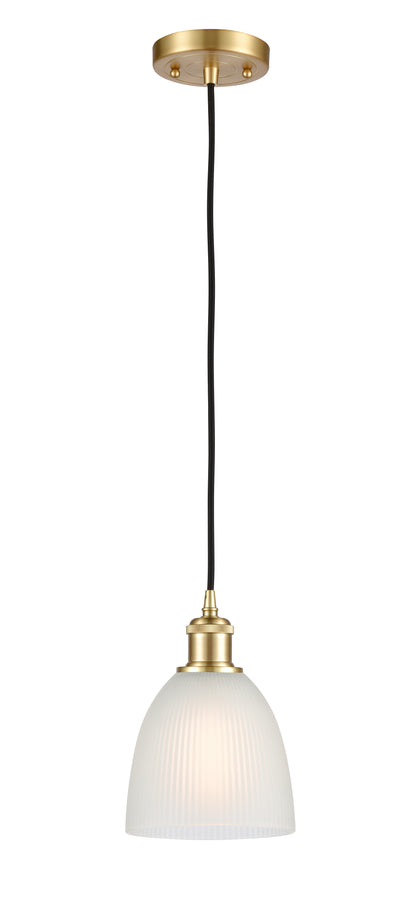Ballston Mini Pendant Antique Brass Finish