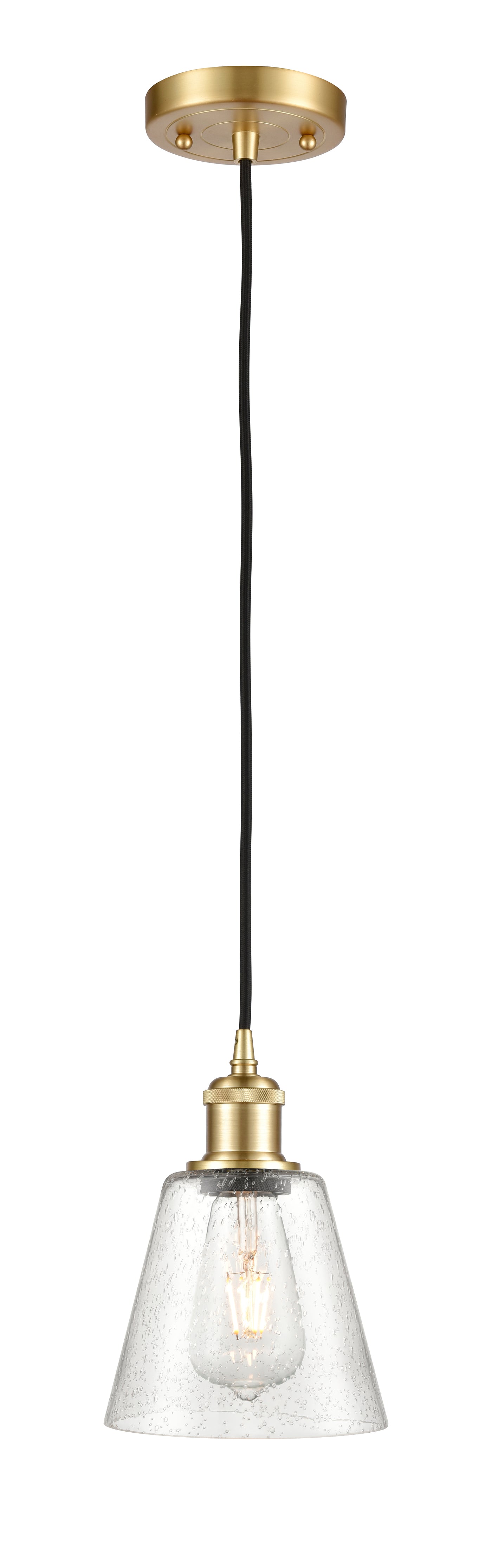 Ballston Mini Pendant Antique Brass Finish
