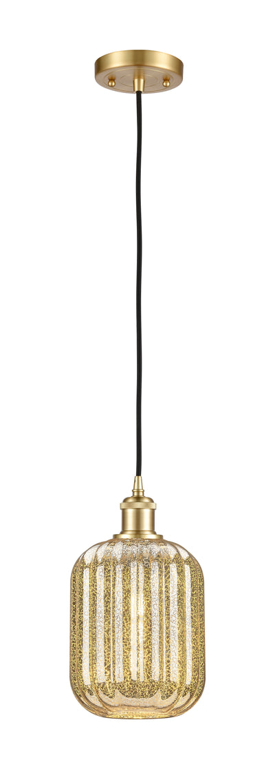 Ballston Mini Pendant Antique Brass Finish