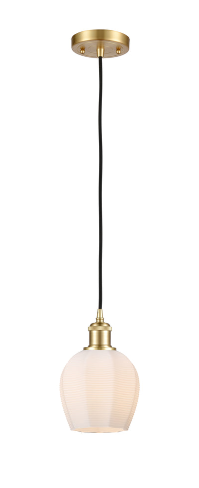 Ballston Mini Pendant Antique Brass Finish