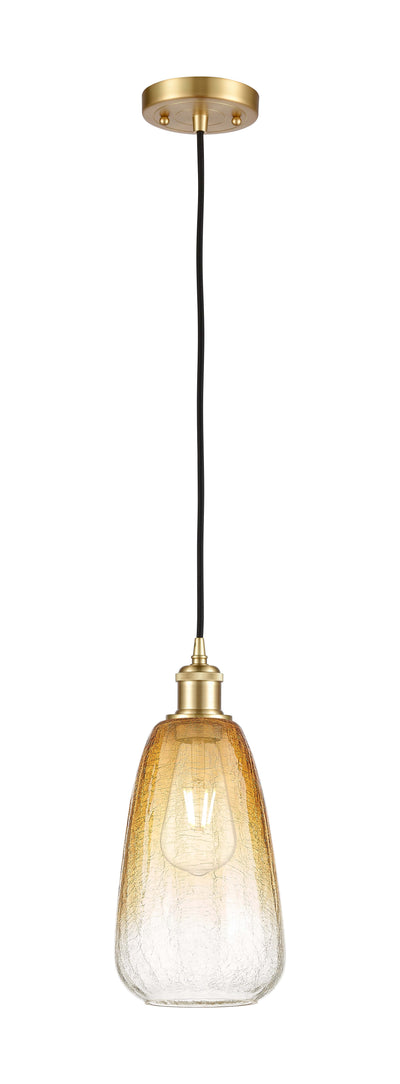 Ballston Mini Pendant Antique Brass 6 Inch