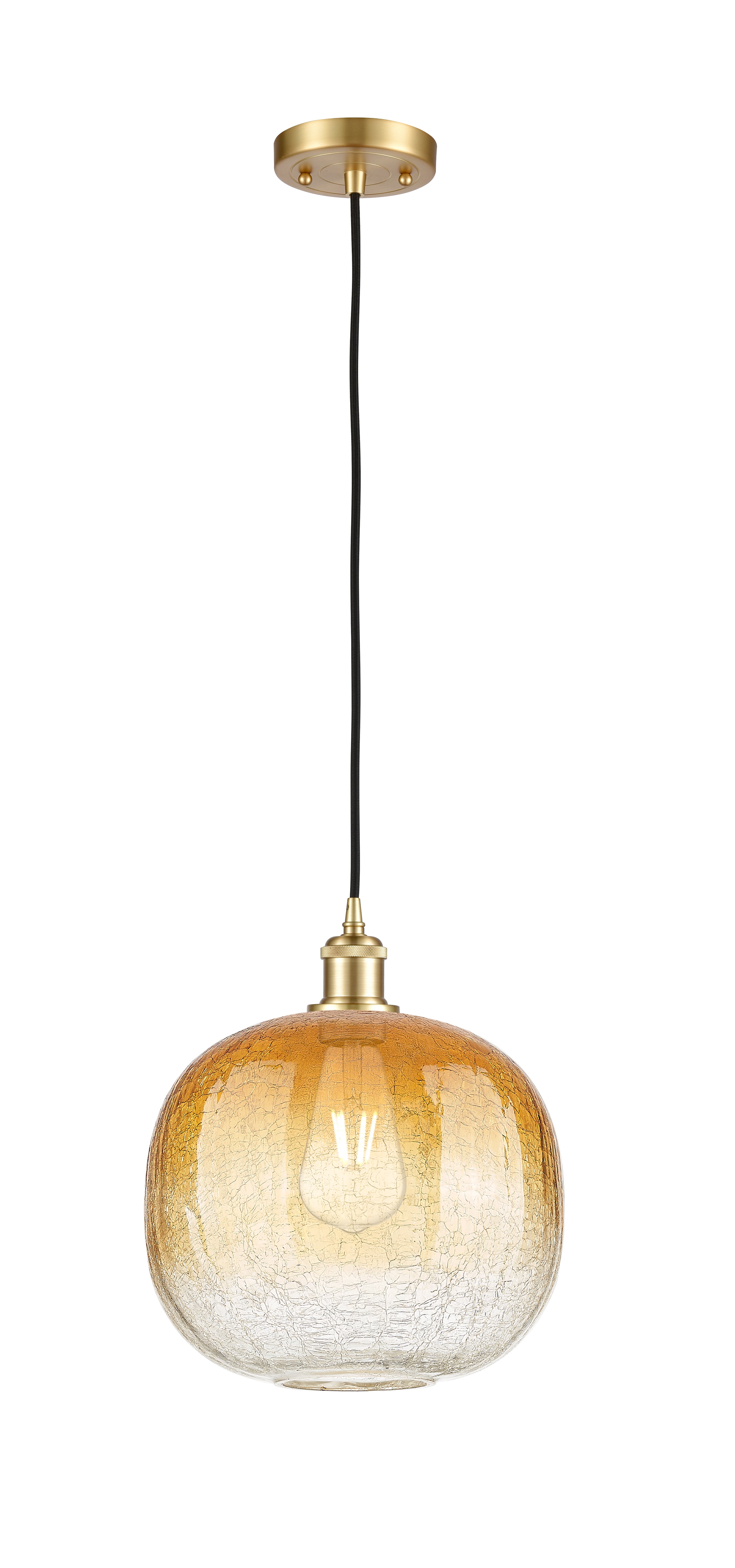 Ballston Mini Pendant Antique Brass Finish