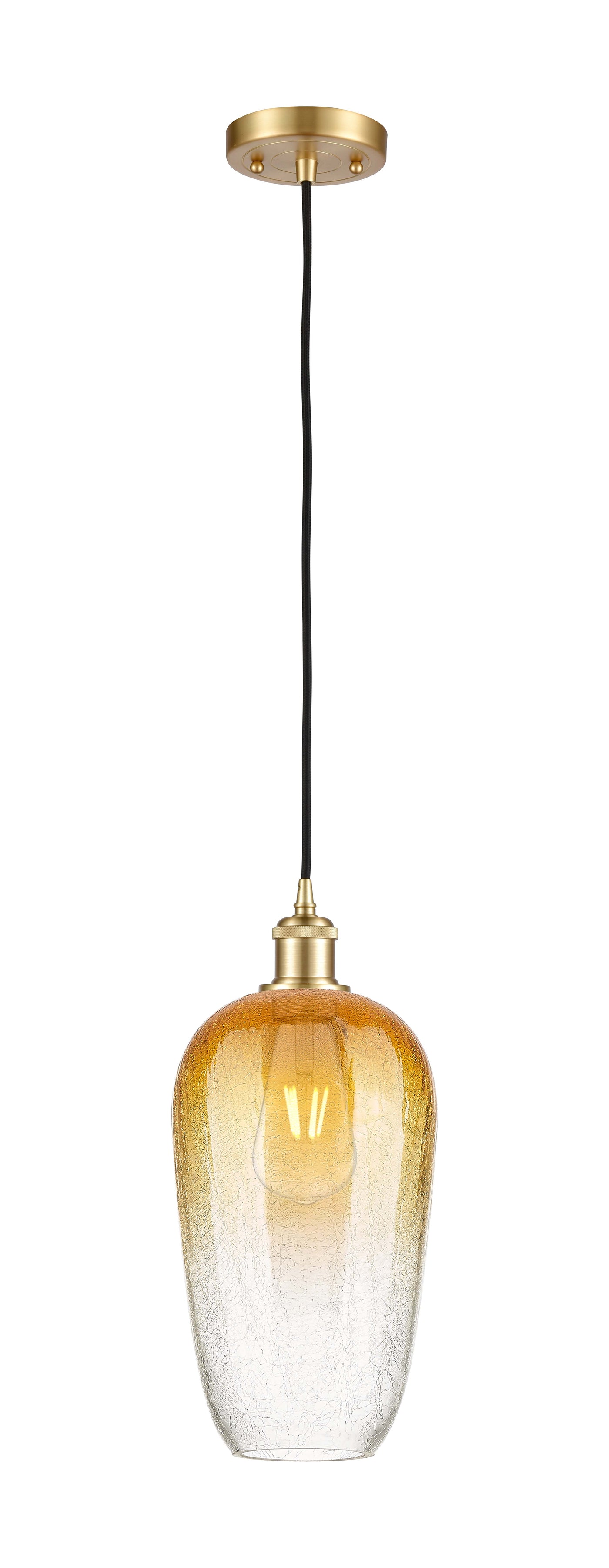 Ballston Mini Pendant Antique Brass 7 Inch
