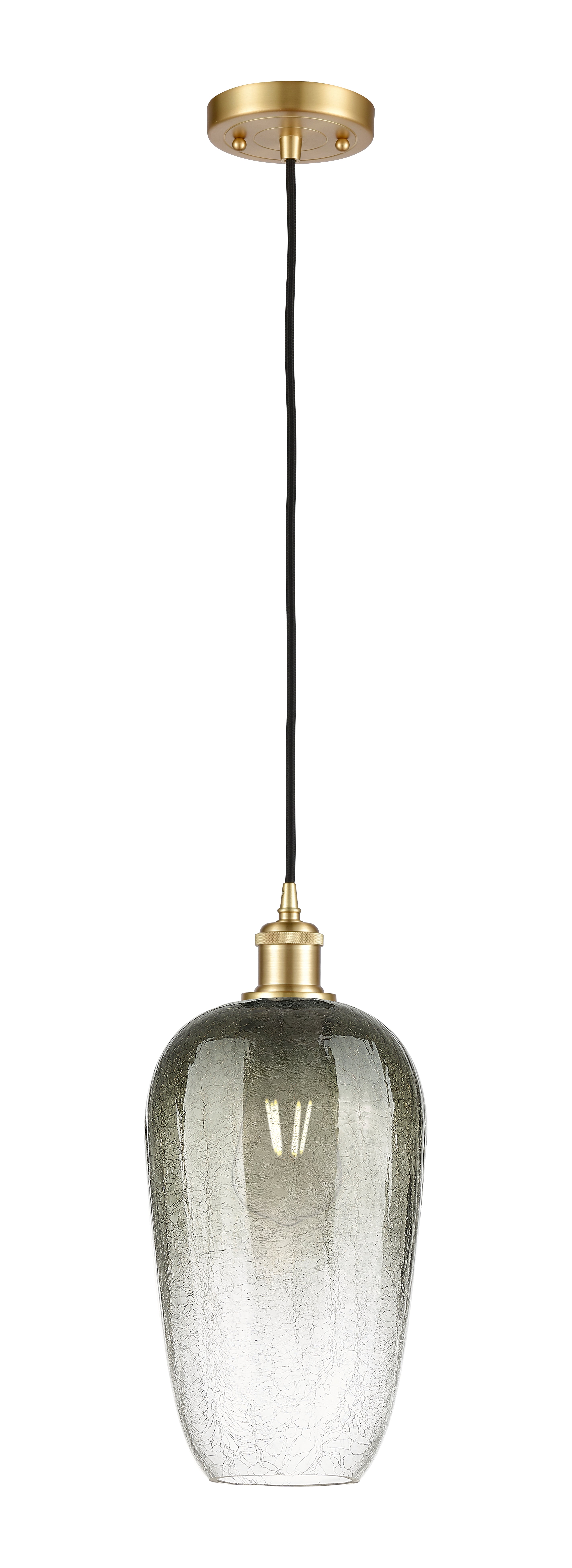 Ballston Mini Pendant Antique Brass 7 Inch