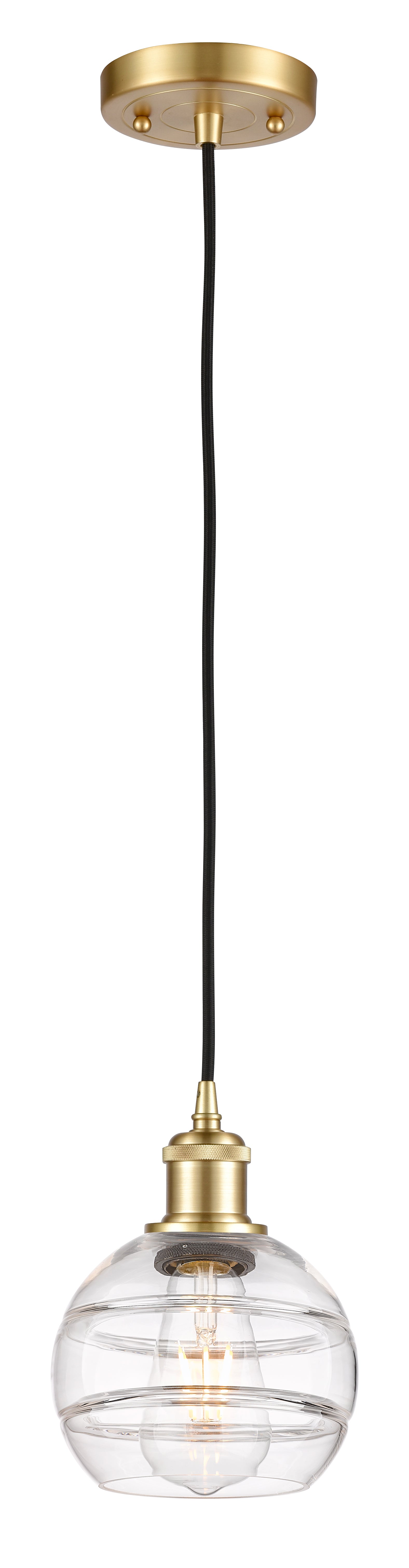 Ballston Mini Pendant Antique Brass Finish
