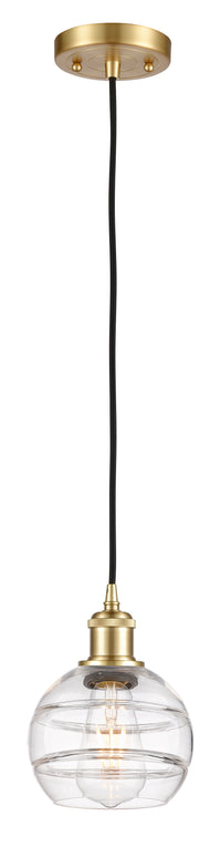 Ballston Mini Pendant Antique Brass Finish