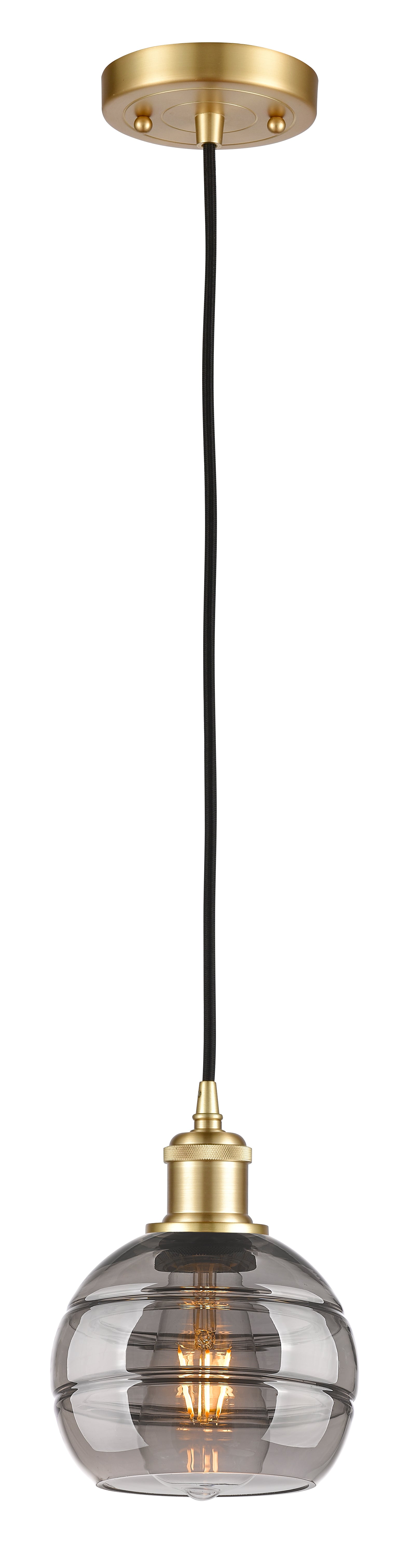 Ballston Mini Pendant Antique Brass Finish