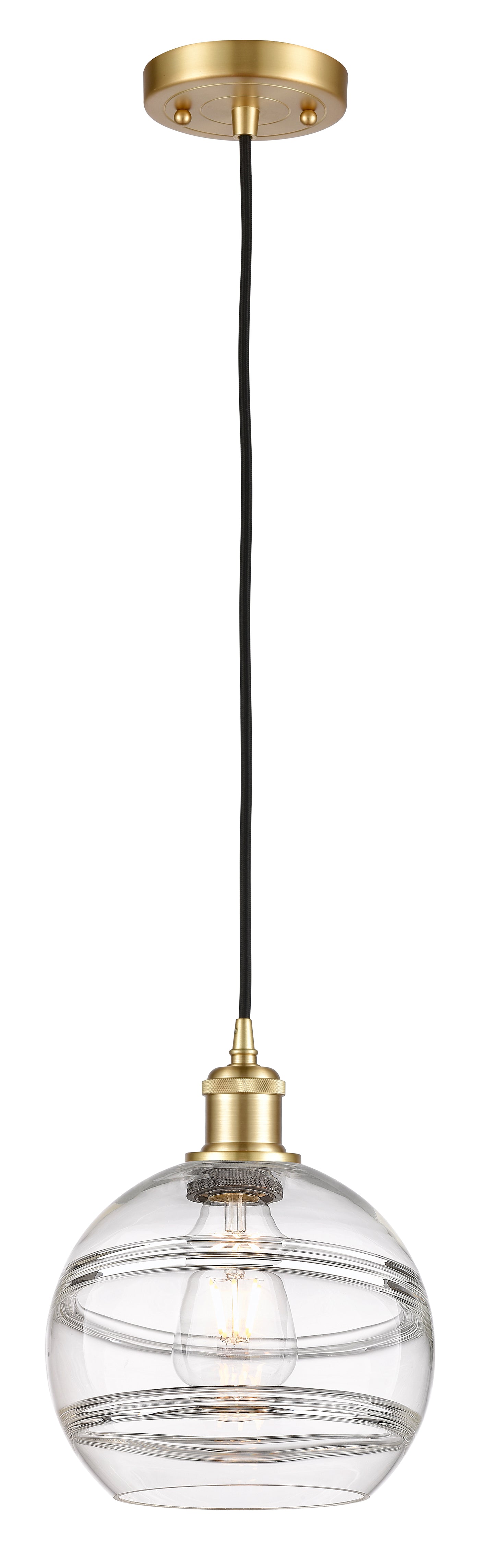 Ballston Mini Pendant Antique Brass Finish