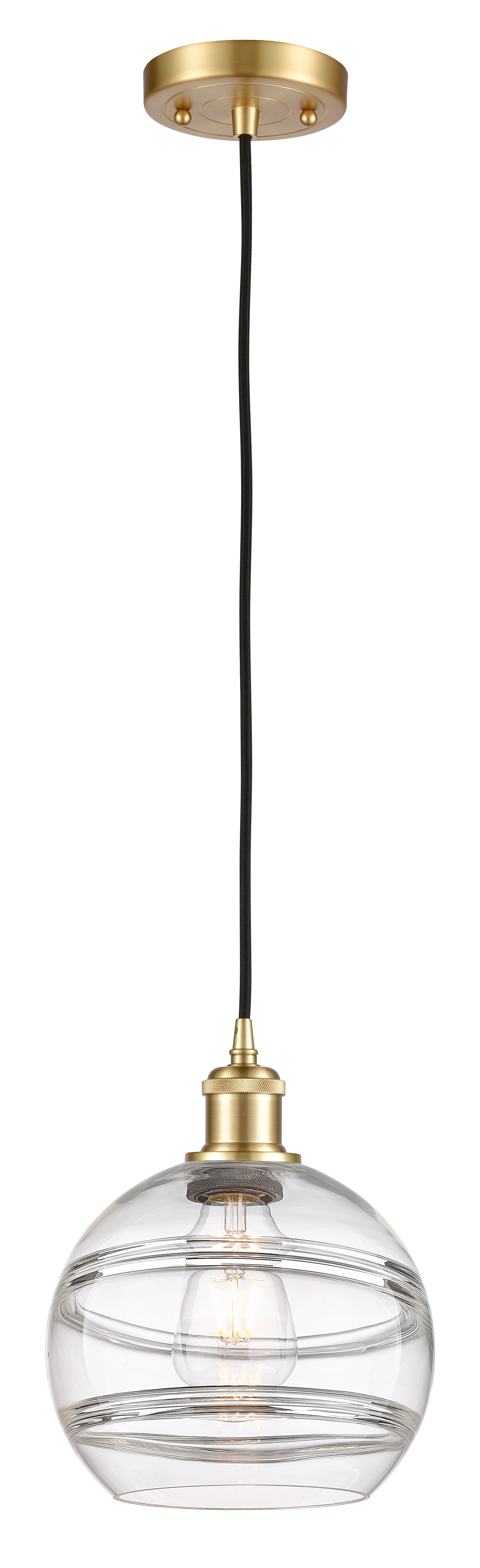 Ballston Mini Pendant Antique Brass Finish