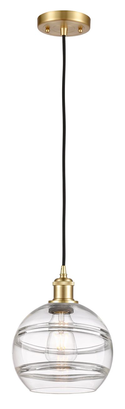Ballston Mini Pendant Antique Brass Finish