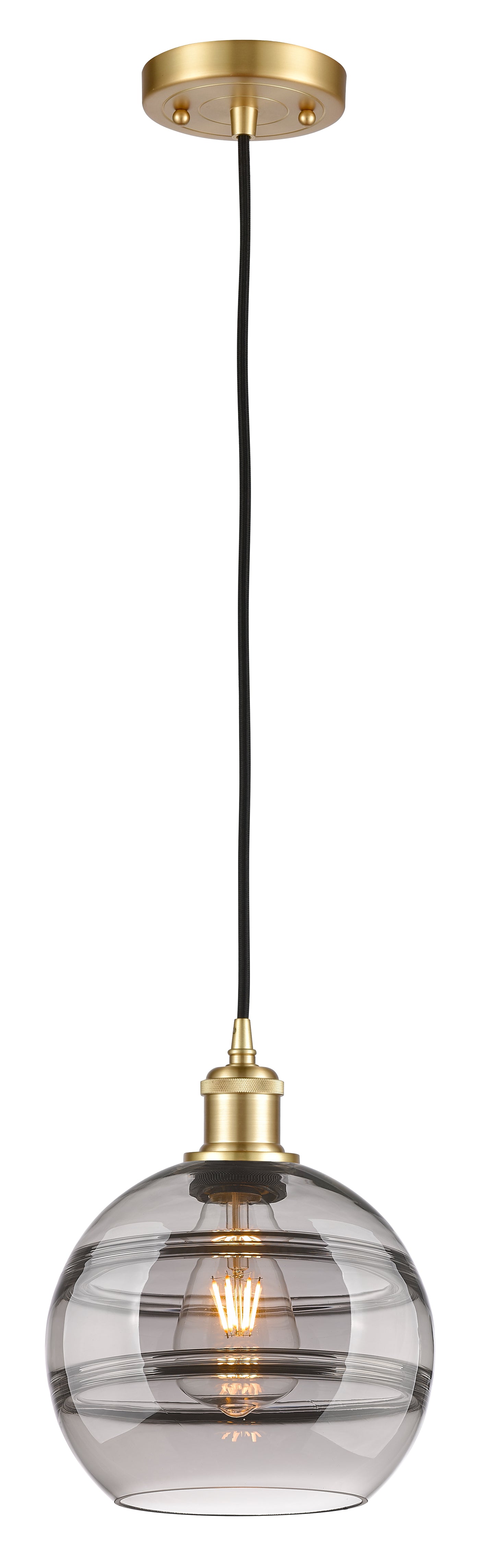 Ballston Mini Pendant Antique Brass Finish