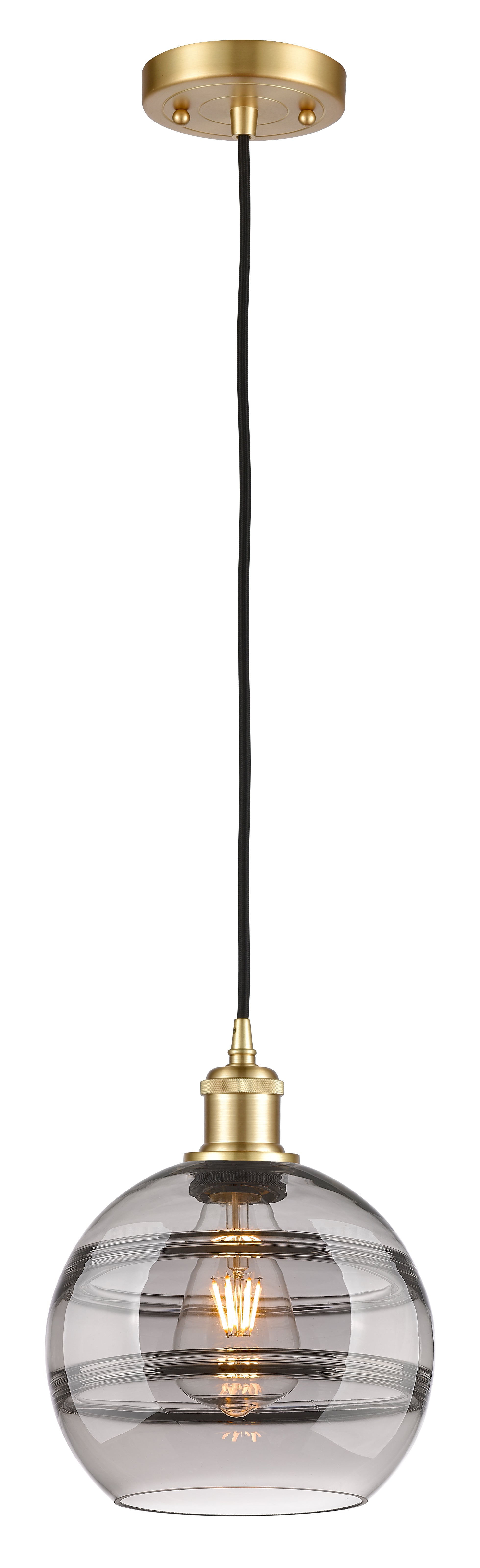 Ballston Mini Pendant Antique Brass Finish
