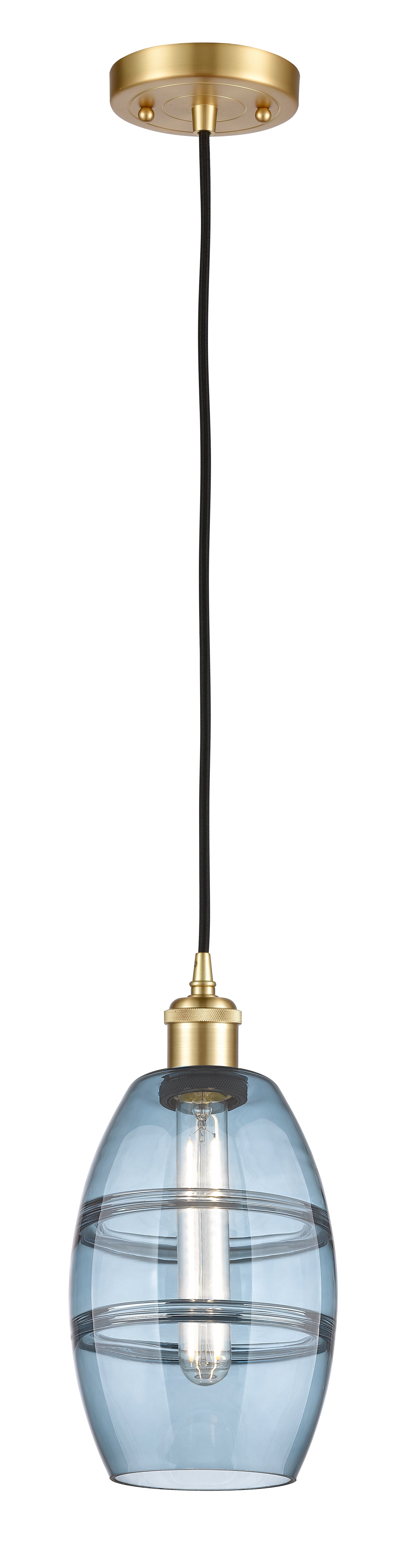 Ballston Mini Pendant Antique Brass Finish
