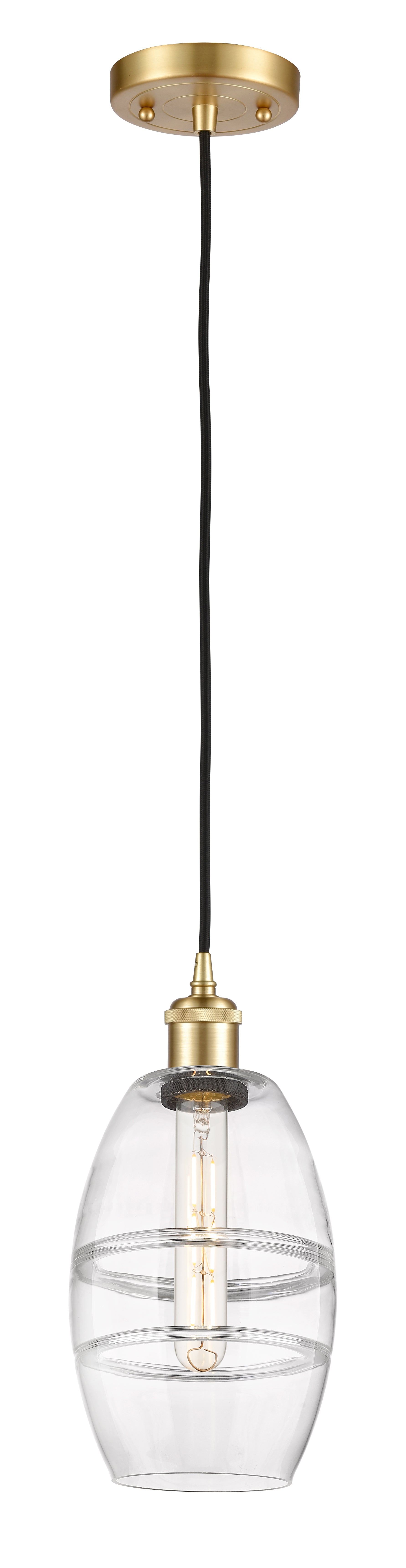 Ballston Mini Pendant Antique Brass Finish