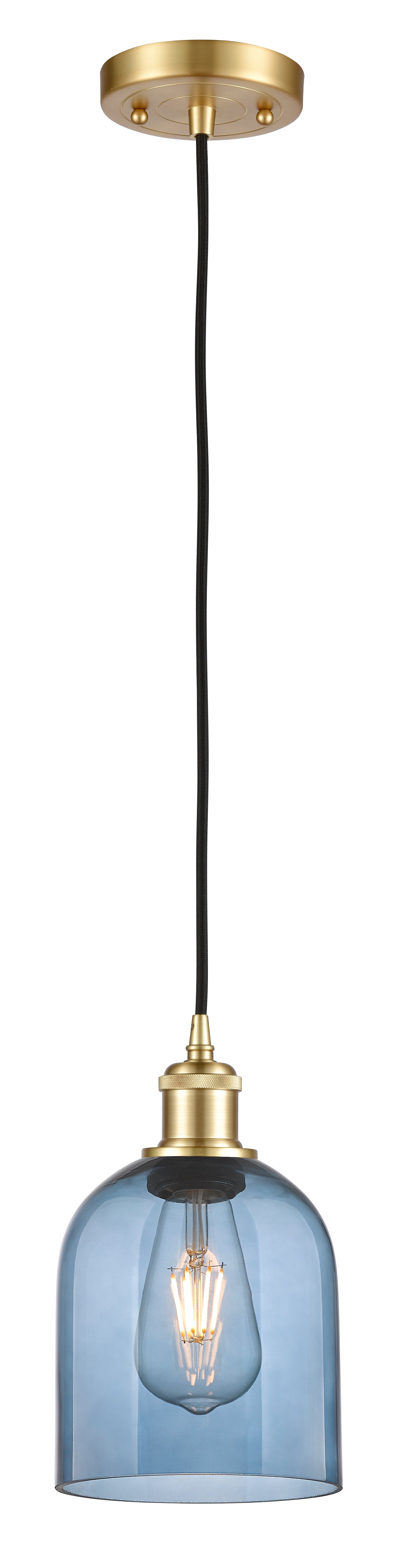 Ballston Mini Pendant Antique Brass Finish